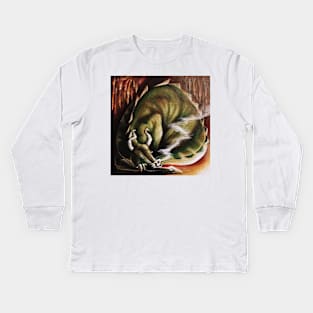 Let Sleeping Dragons Lie Kids Long Sleeve T-Shirt